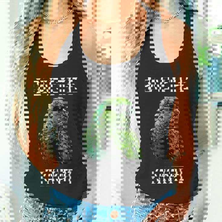 カカポ オウム ニュージーランド カカポ 鳥ave The Kakapo タンクトップ