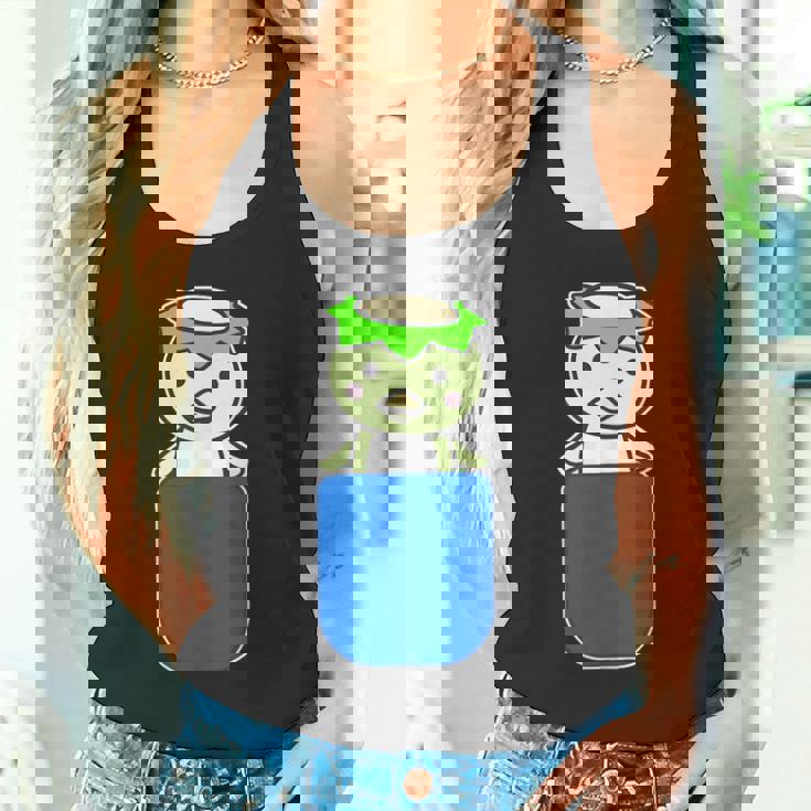 カッパ くん『いん・ざ・ぽけっと』河童【どうぶつフレンズ】きゅうり 妖怪 ゆるくて かわいい イラスト タンクトップ