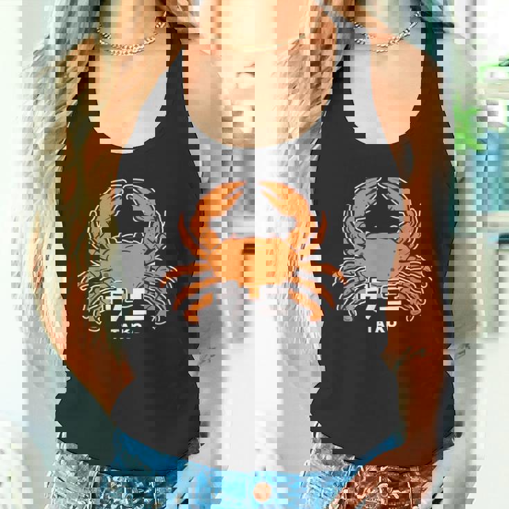 カニ ウニ タコ 海洋生物 矛盾 おもしろ イラスト かわいい 面白い ネタ 画像 タンクトップ