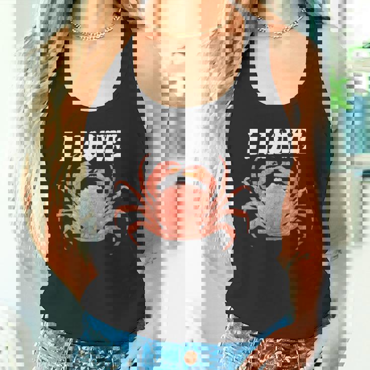 カニが大好き 美味しいカニ タンクトップ