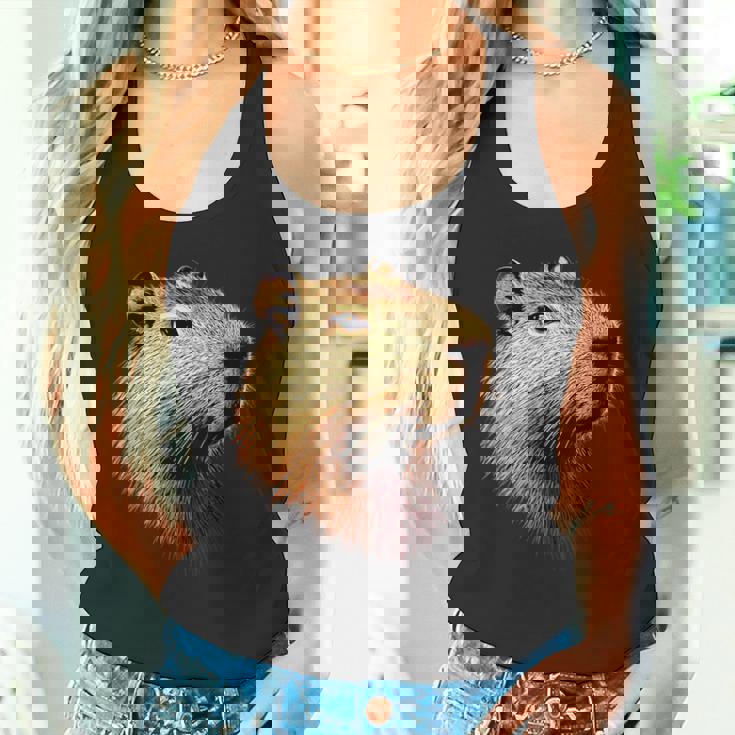 カピバラ Be Capy カピバラ げっ歯類 おもしろカピバラ Capybara タンクトップ