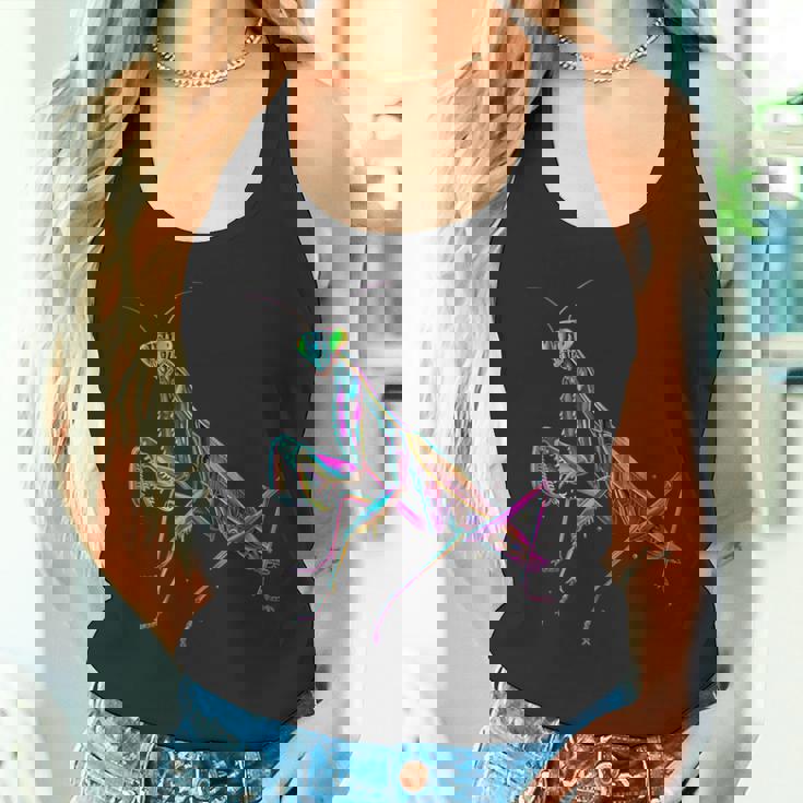 カマキリ カラフル 虫 昆虫 昆虫学 昆虫学者 タンクトップ