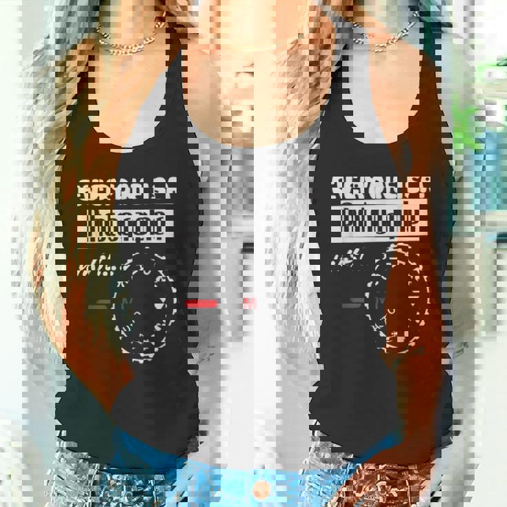 カメラカメラマン 写真家 タンクトップ