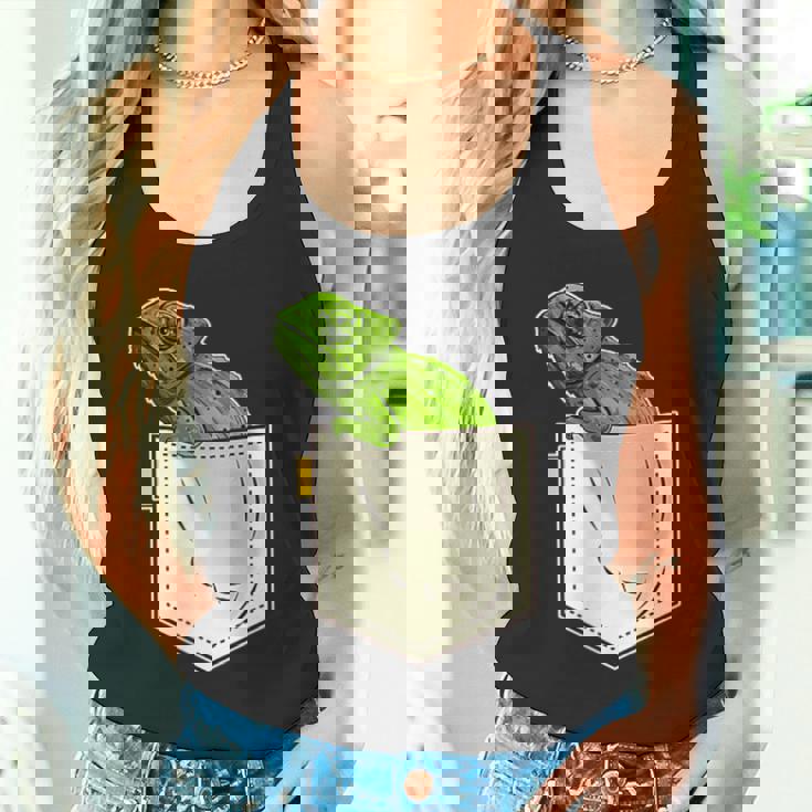 カメレオンポケットバッジ タンクトップ