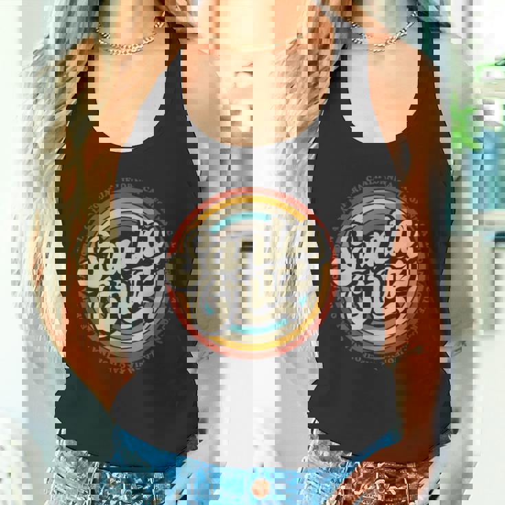 カリフォルニア州サンタクルーズシュタット ヴィンテージ レトロ タンクトップ