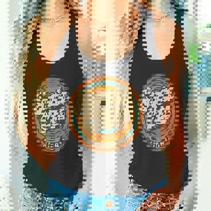 カリフォルニア州サンタクルーズ市 ビンテージレトロお土産 タンクトップ