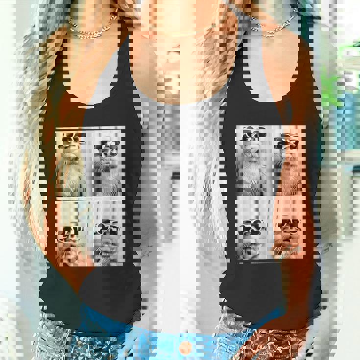 カワウソ サングラス タンクトップ