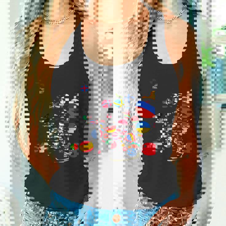 カントリーボール ヨーロッパ 面白い タンクトップ