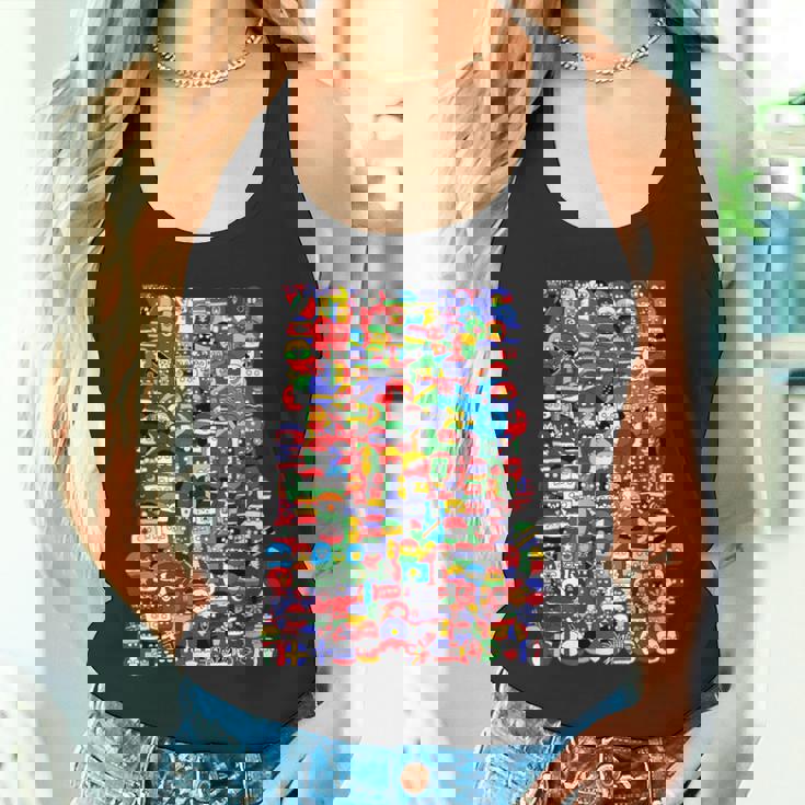 カントリーボール 世界の旗 タンクトップ