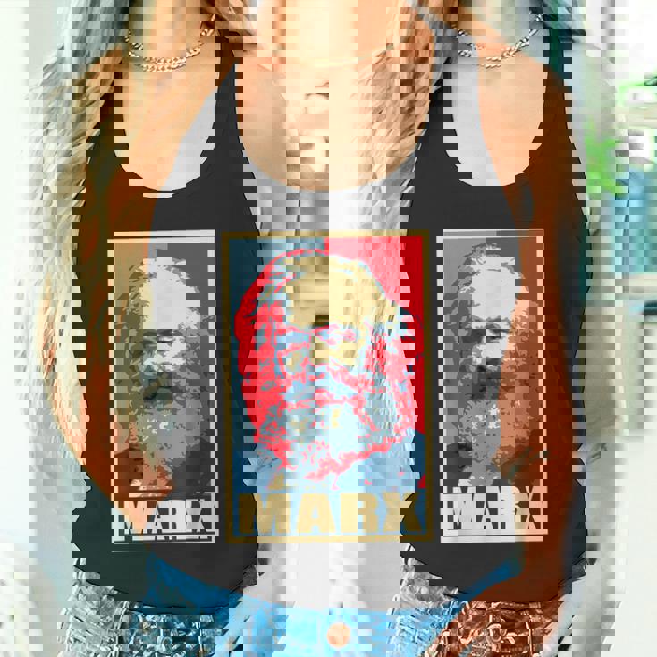 カール・マルクス プロパガンダ ポスター ポップアート タンクトップ