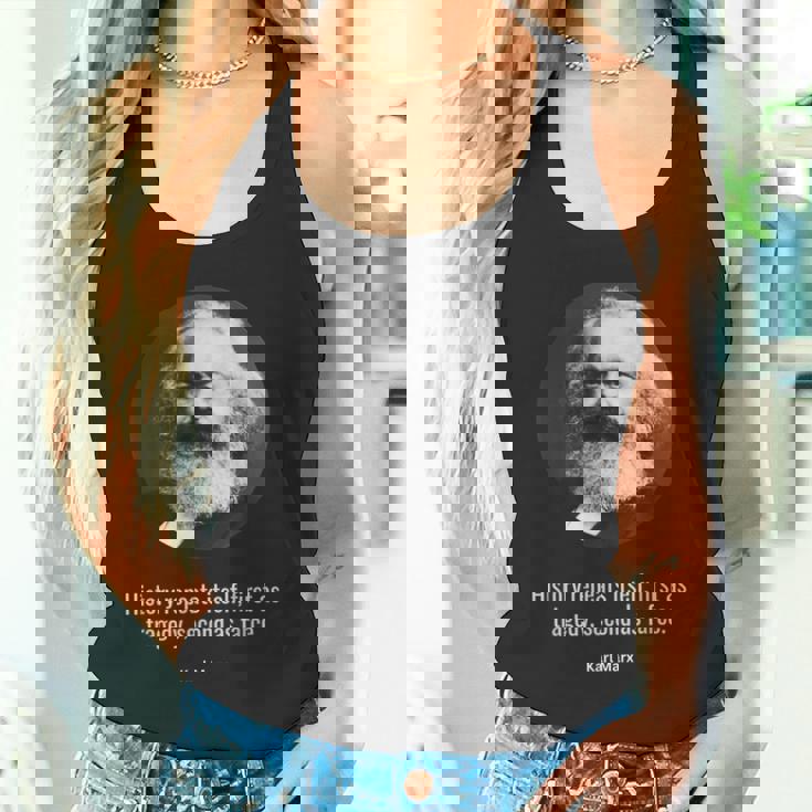 カール・マルクス 名言 哲学者の哲学 賢いマルクス主義ストイック タンクトップ