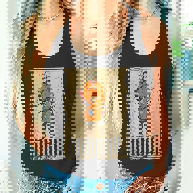 カーン・チンギス国家アジアモンゴル系征服戦士 タンクトップ