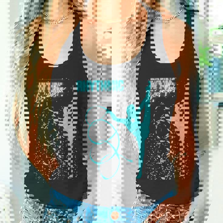 ガールズ 新体操 ティール タンクトップ