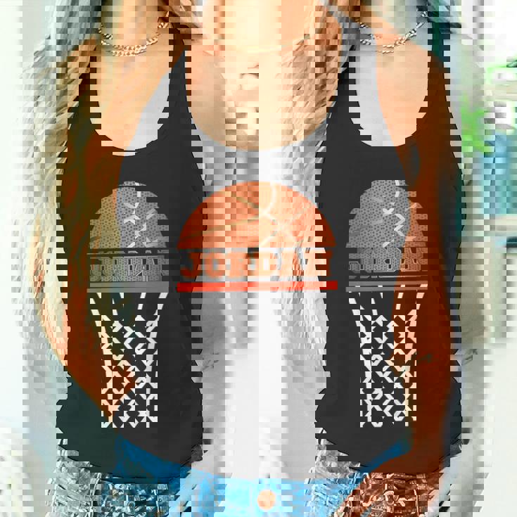 キッズ バスケットボールtシャツ ジョーダン カスタムネームギフト 男の子、若者向け タンクトップ