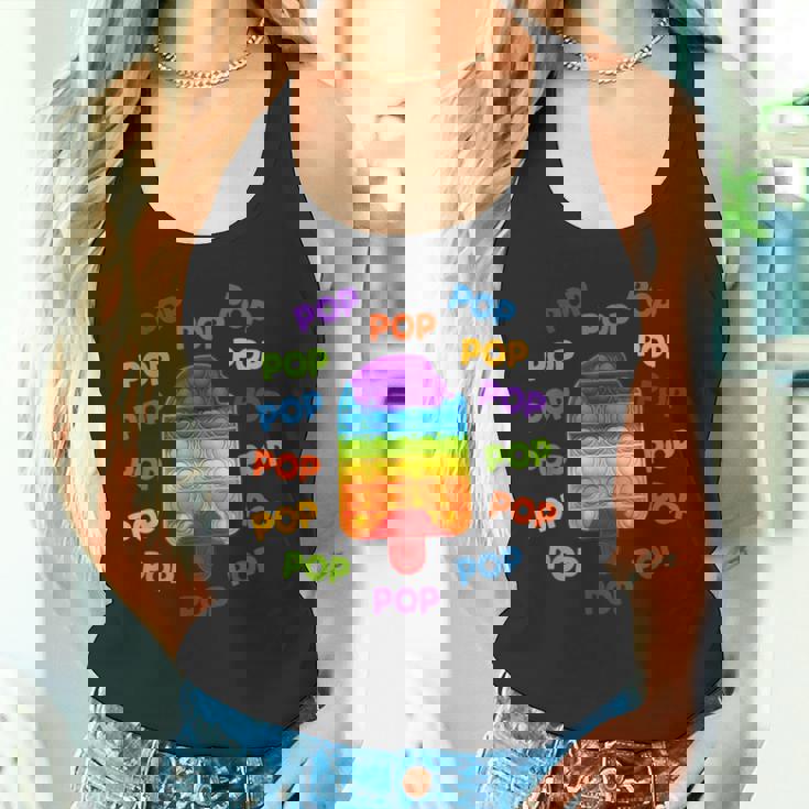 キッズポッププッシュ&ポップポップポップポップadhdストレス解消おもちゃ タンクトップ