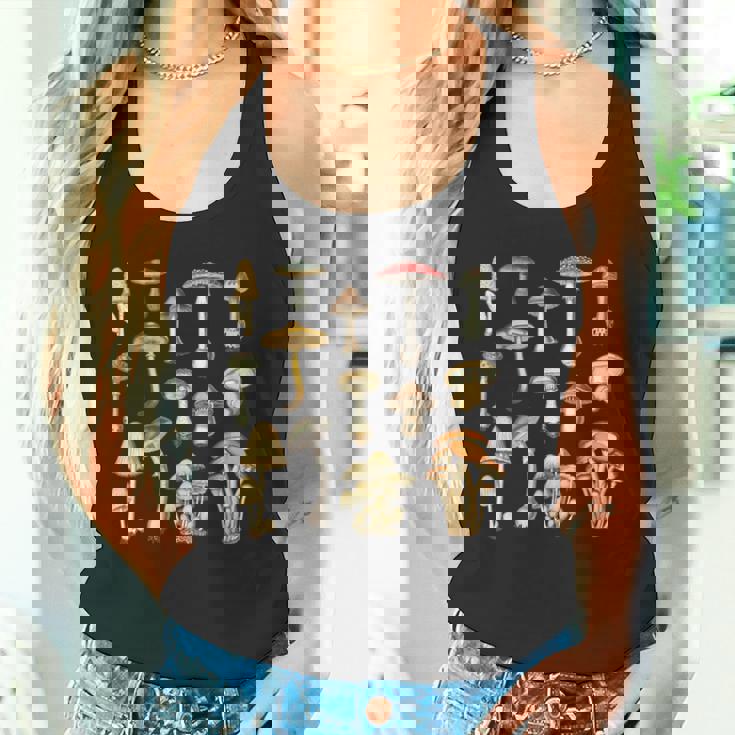 キノコ 菌類 キノコ キノコ シュルーム好き コテージコア タンクトップ