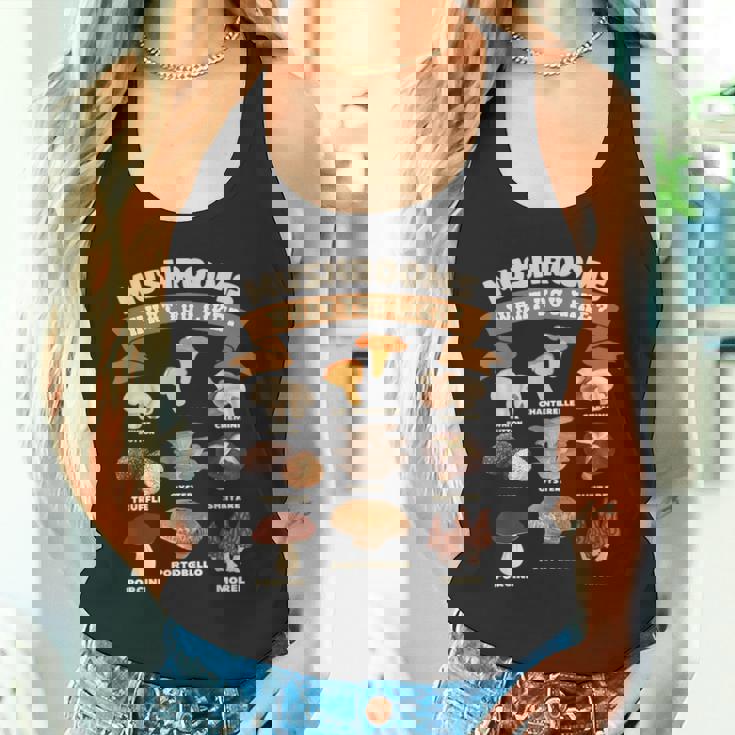 キノコ、好きなものキノコの種類 タンクトップ