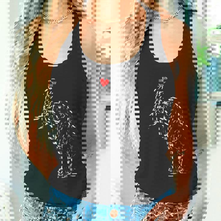 キャバリアキングチャールズスパニエルラブかわいいスパニエル タンクトップ