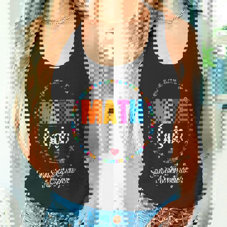 キュートな数学コーチティーシャツ 数学オタク タンクトップ