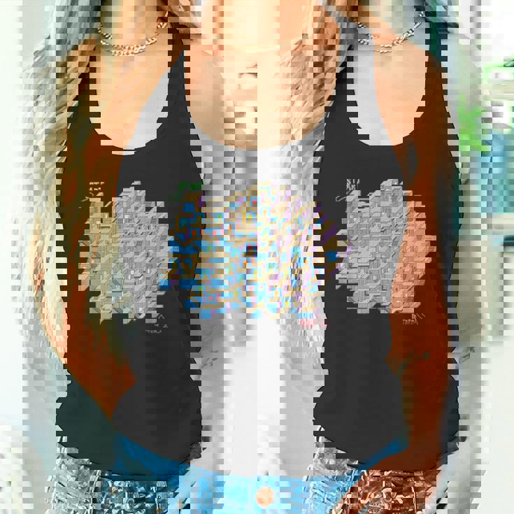 キューブ 迷路&迷路 タンクトップ