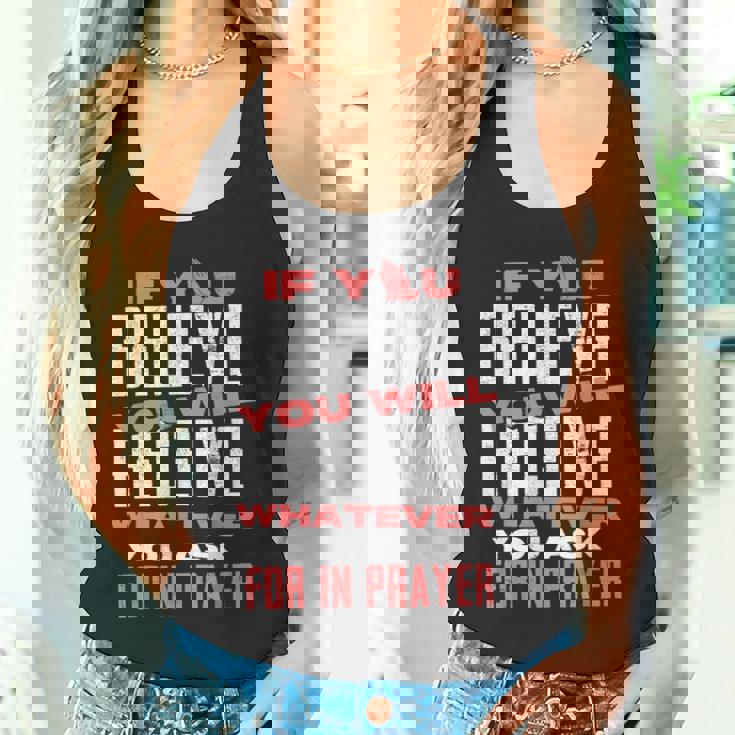 キリスト教信仰のモチベーションを高めると信じるなら タンクトップ