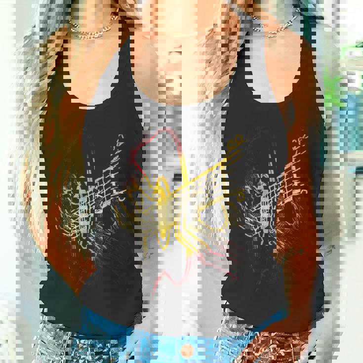 ギターシャツ アコースティックギター ヴィンテージギター タンクトップ