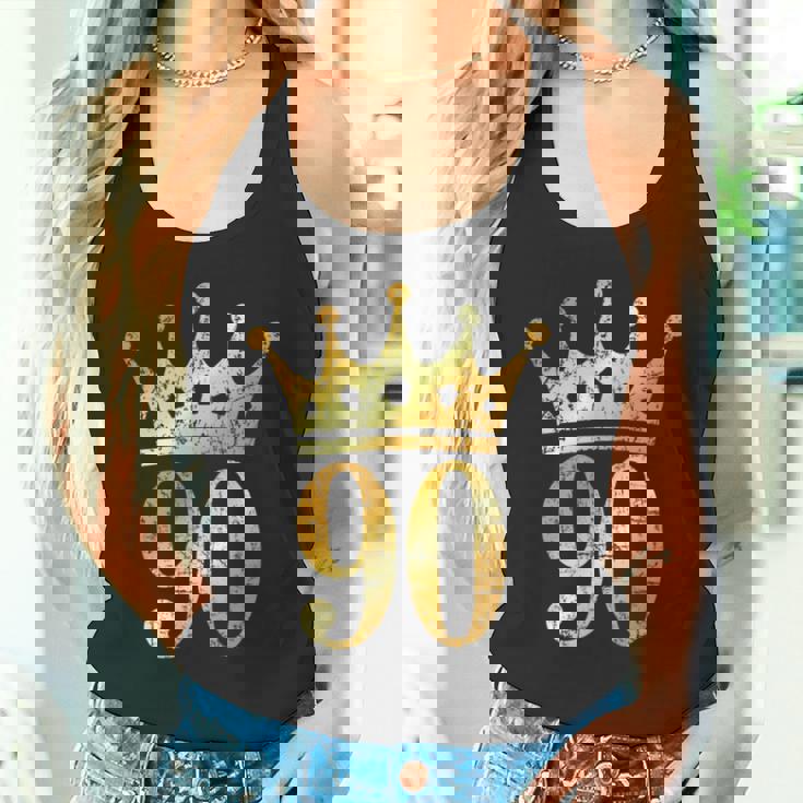 クラウン ナンバー90 ヴィンテージゴールデンイエロー 90歳の誕生日 タンクトップ