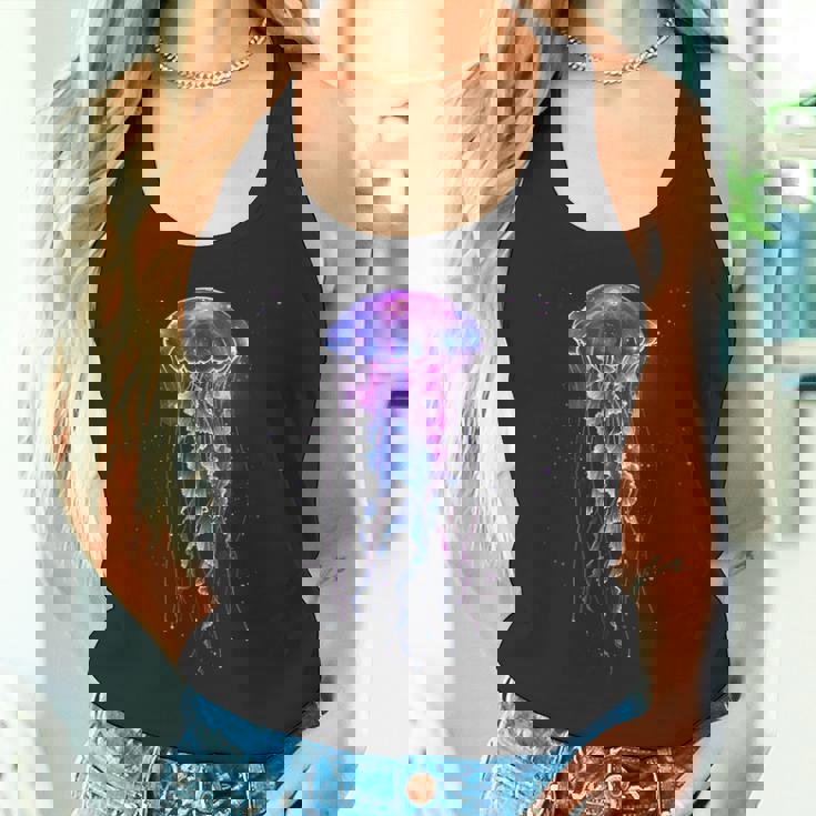 クラゲ 海 海洋 動物愛好家 海洋哺乳類 アートワーク タンクトップ