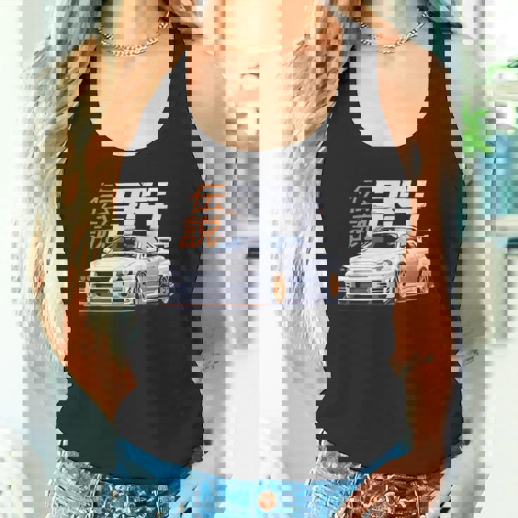 クラシック ホワイト レジェンダリー R34 リバティウォーク Jdm スカイライン タンクトップ