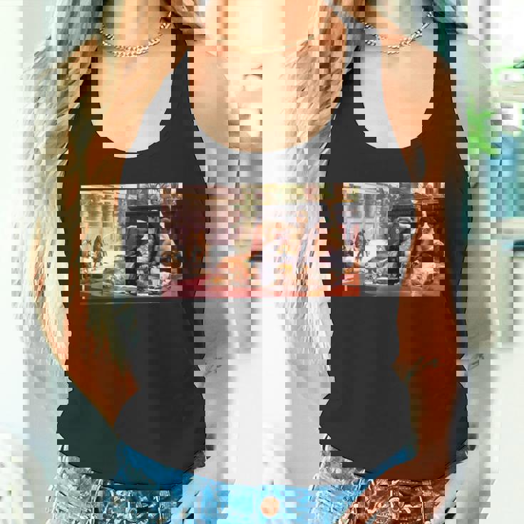 クレオパトラの毒をテストするアレクサンドル・カバネル1887 タンクトップ