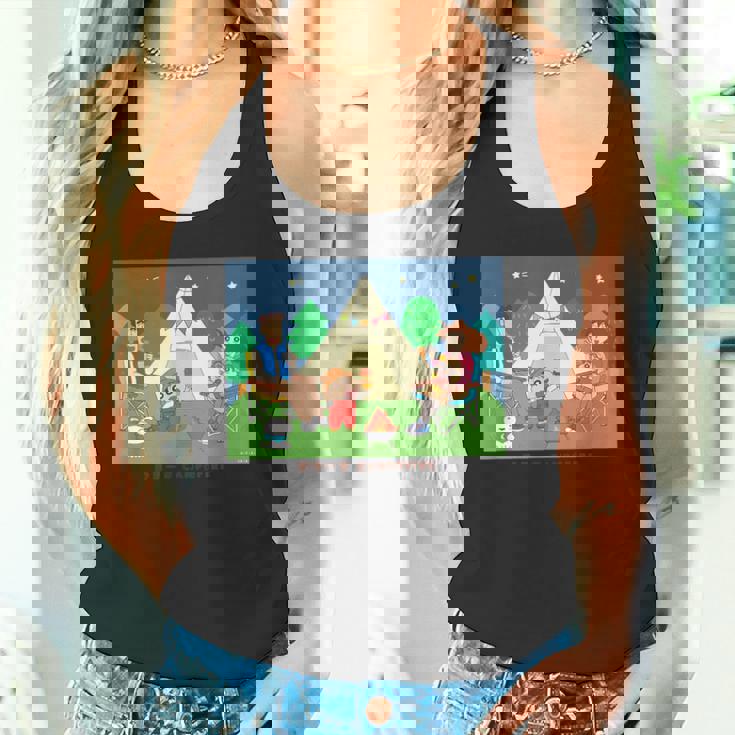 クレヨンしんちゃん 野原一家キャンプファイヤー 集合 タンクトップ