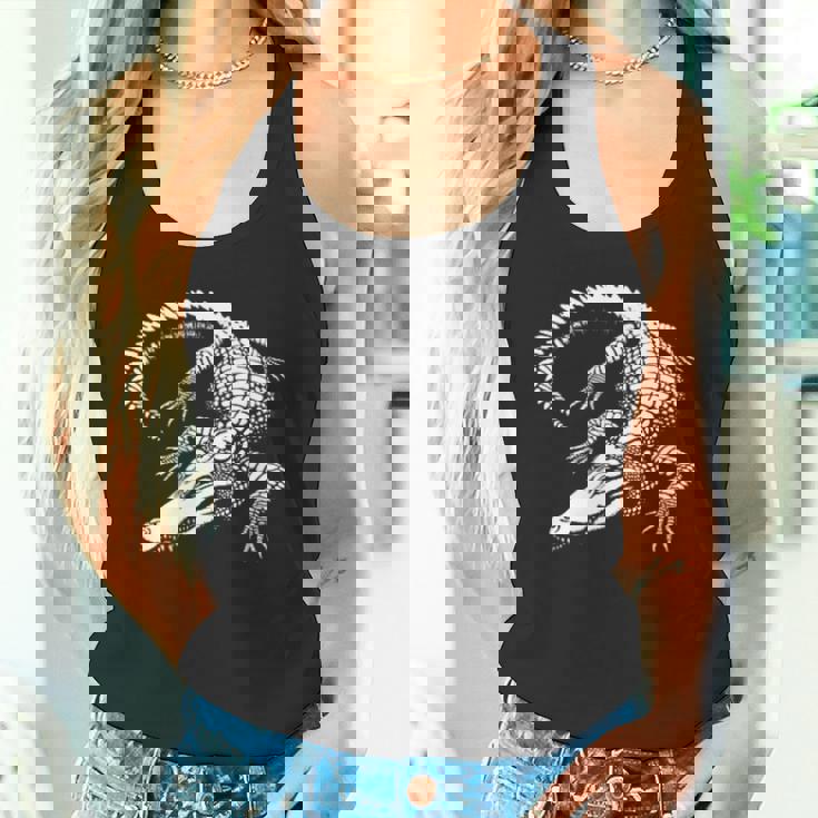 クロコダイル お父さん 母 恋人 モノクロ クロコダイル タンクトップ