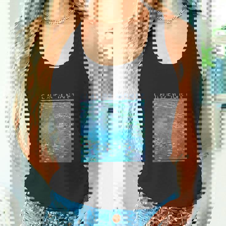 クロード モネ 面白いtシャツ 睡蓮 印象派 絵画 アート メンズ レディース 面白い 服 美術 油彩画 タンクトップ