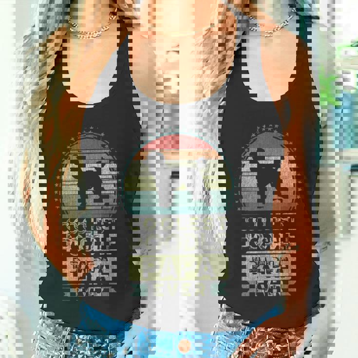 クールなプードル・パパ、父の日 タンクトップ