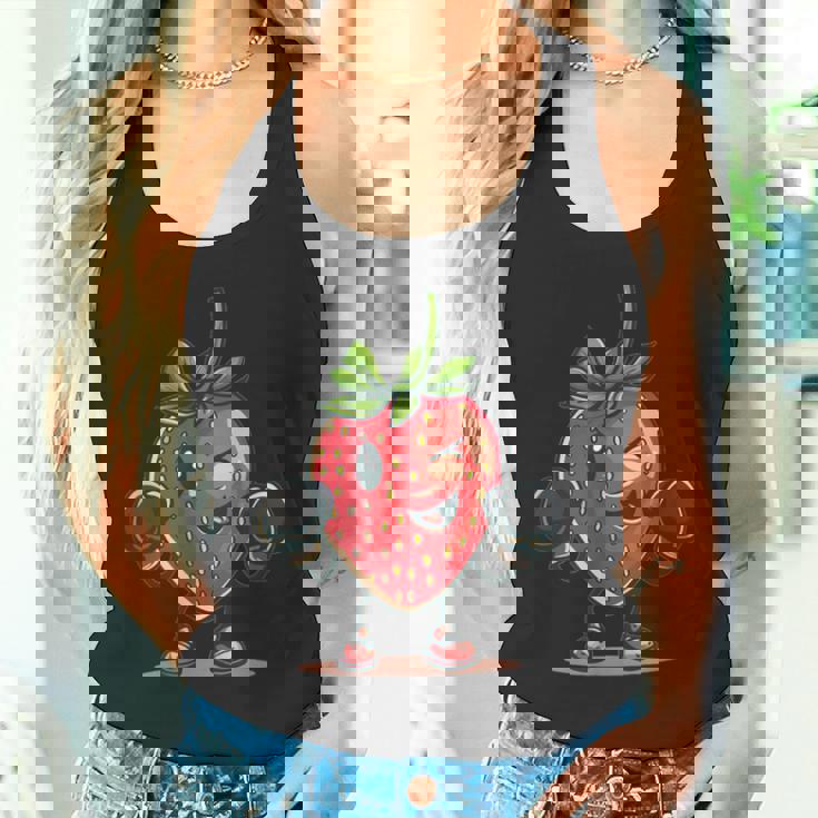 クールなボクシングストロベリーコスチューム。 タンクトップ