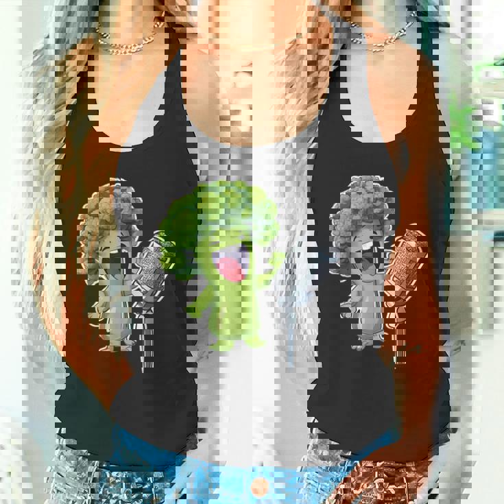 クールブロッコリー ベジタリアン ビーガン ベジタブルフード メンズ レディース タンクトップ