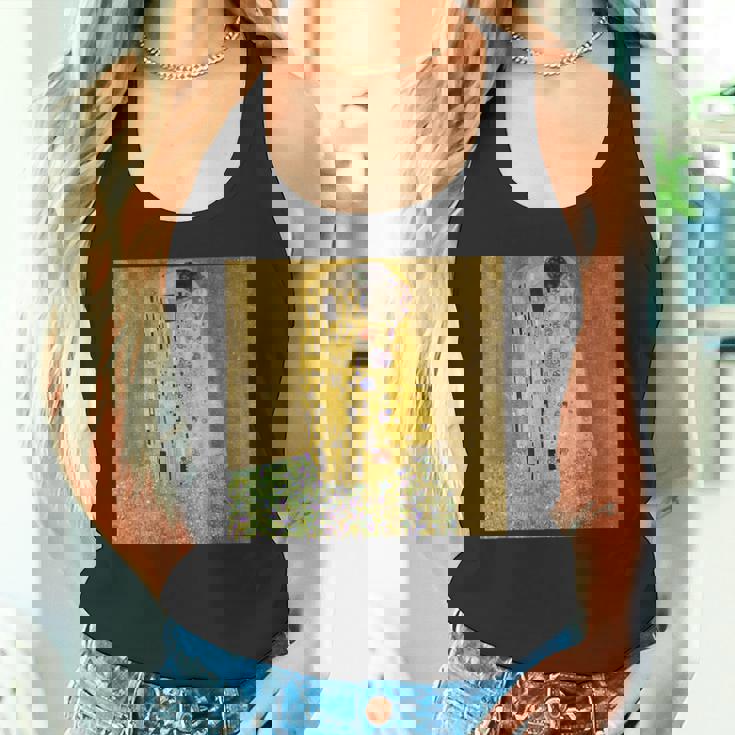 グスタフ・クリムトのキス 有名な絵画 タンクトップ