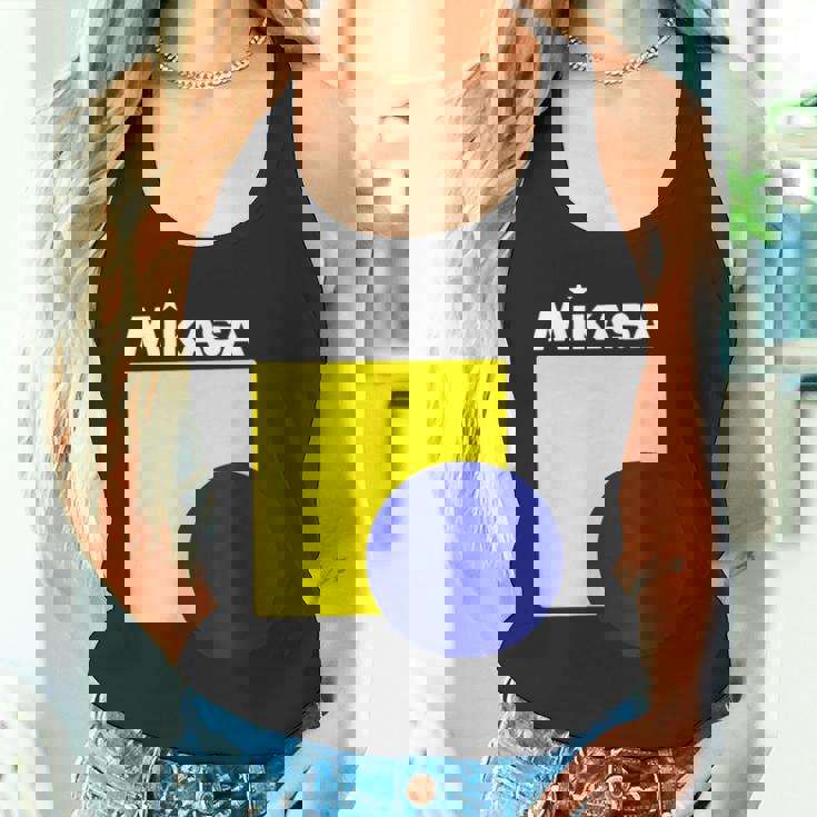 グラフィック＆ロゴ Wh バレーボール タンクトップ