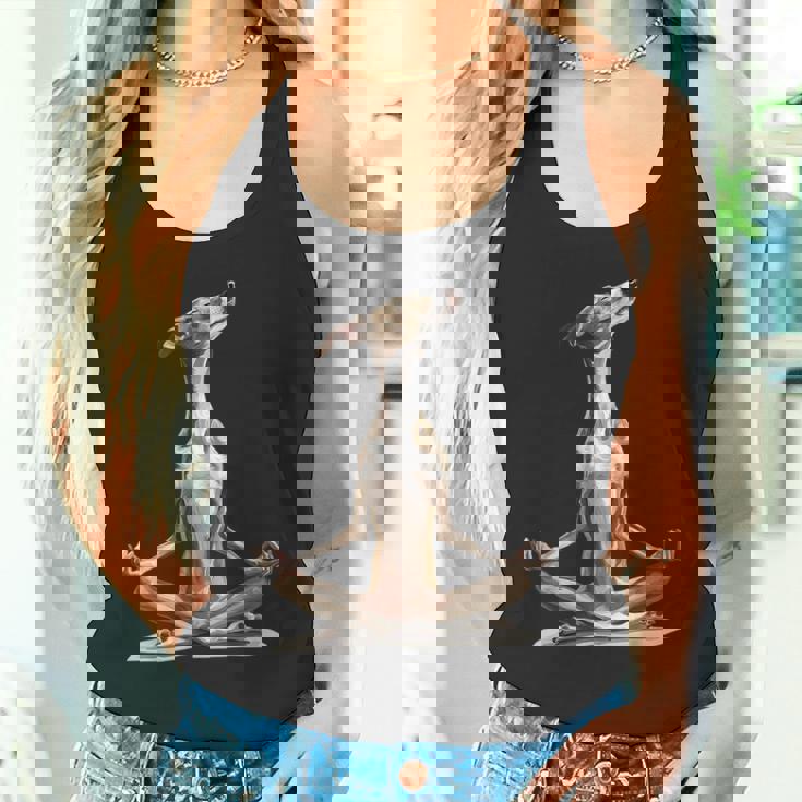 グレイハウンド ドッグ ヨガ タンクトップ