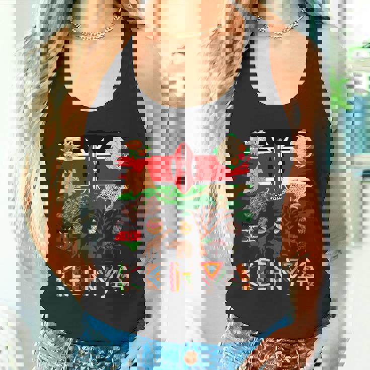 ケニア国旗の衣装のアイデア ケニアフード&ケニア国旗 タンクトップ