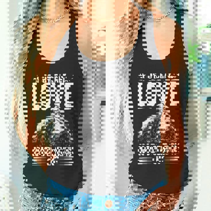 コモドドラゴンが大好き オーナー野生動物 コモドドラゴン タンクトップ