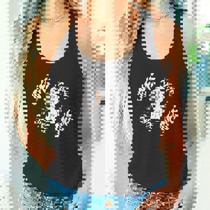 コーヒー ビション・フリーゼ 犬 タンクトップ