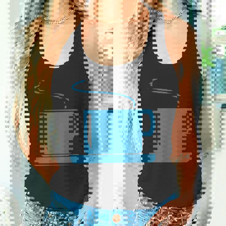 コーヒー、紅茶、カップ タンクトップ