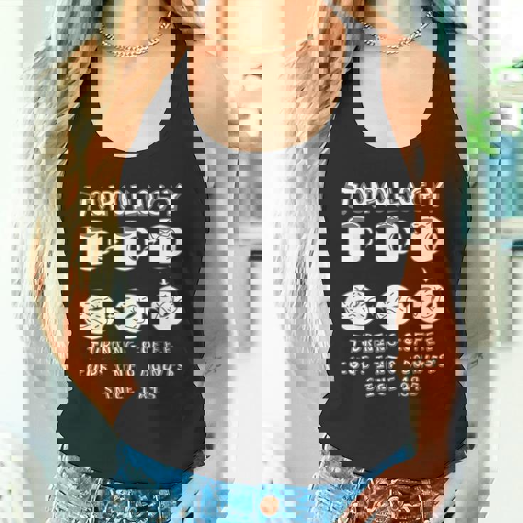 コーヒーカップをドーナツに変える面白いトポロジー 数学の先生 タンクトップ