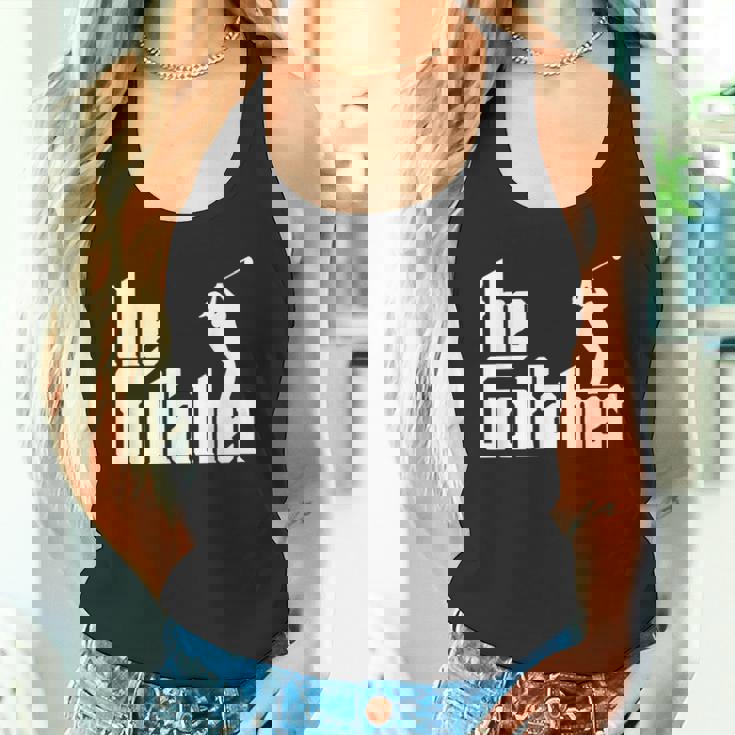 ゴルファザーの面白いゴルフの父神父お父さんゴルファー タンクトップ