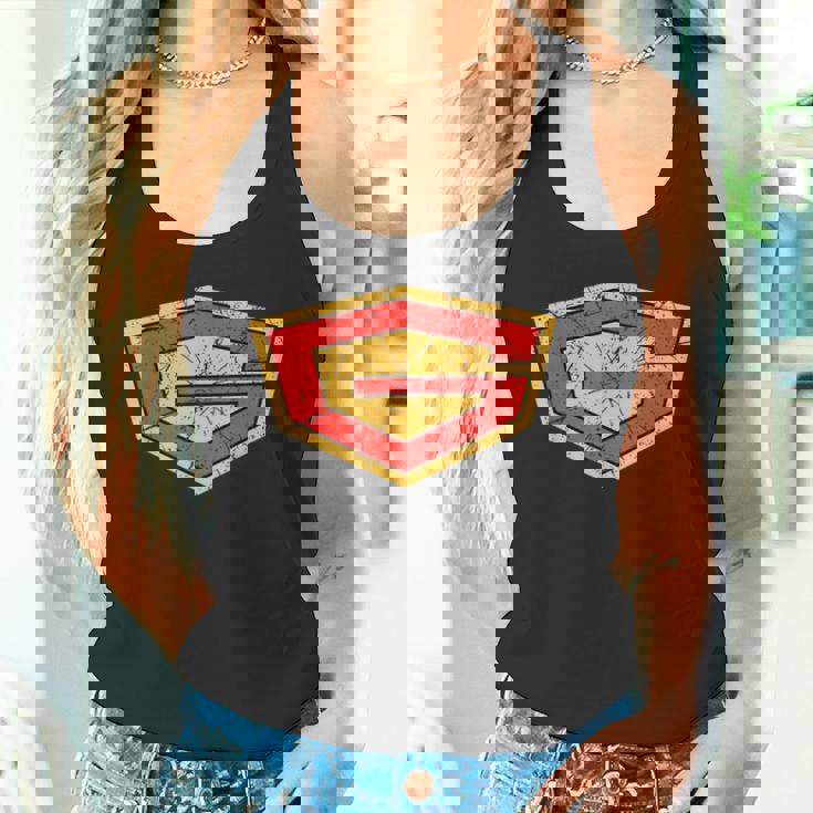 サイエンス忍者チーム ガッチャマン ビンテージアニメーションシリーズロゴ タンクトップ