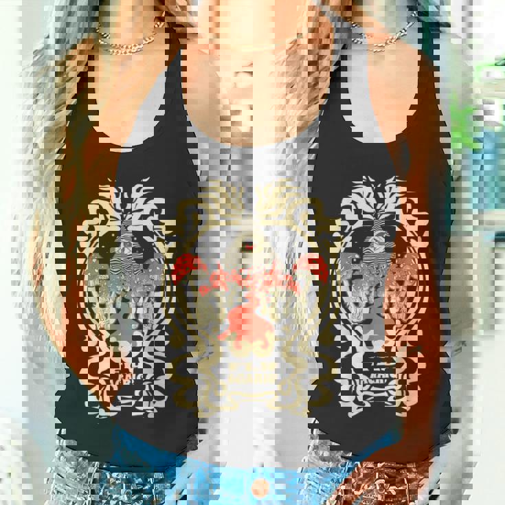 サイケデリック キノコ フライ 寒天 レイビング フェスティバル パーティー 行楽 タンクトップ