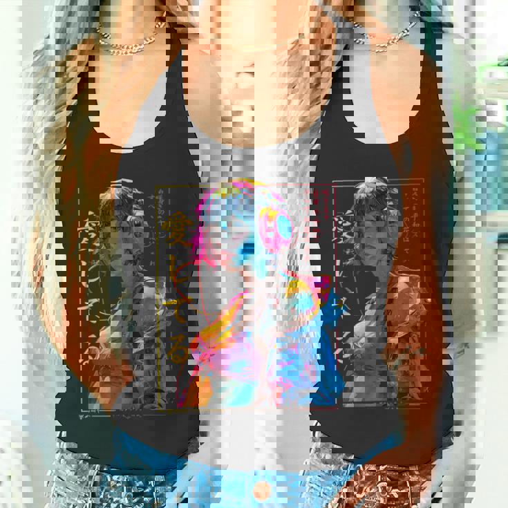 サイバーパンク・アニメ・ガール タンクトップ