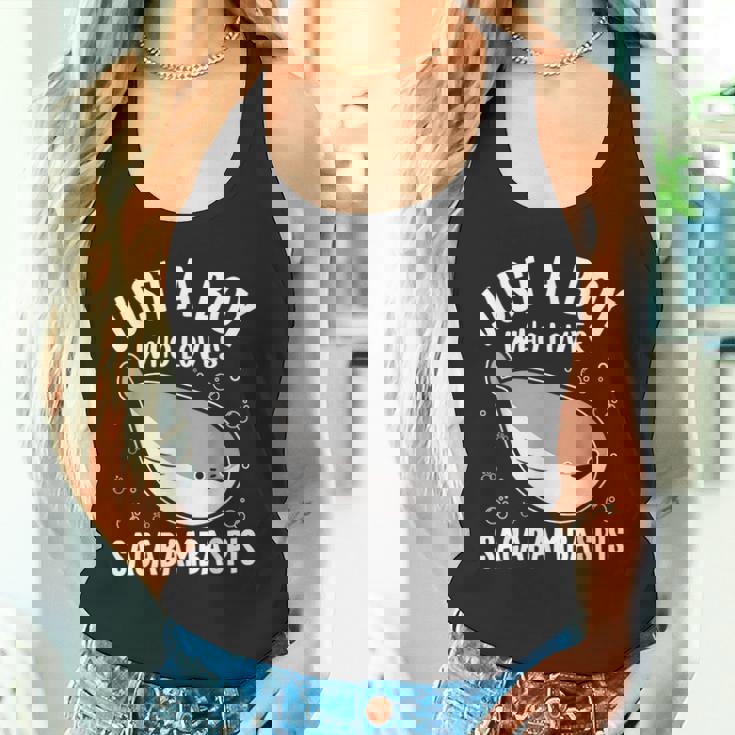 サカバンバスピスの面白い魚ミームが大好きなジャスト・ア・ボーイ タンクトップ