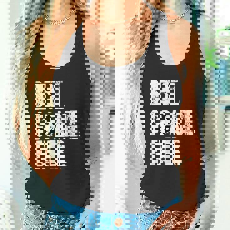 サッカーコーチtシャツ サッカー史上最高のコーチギフト。 タンクトップ